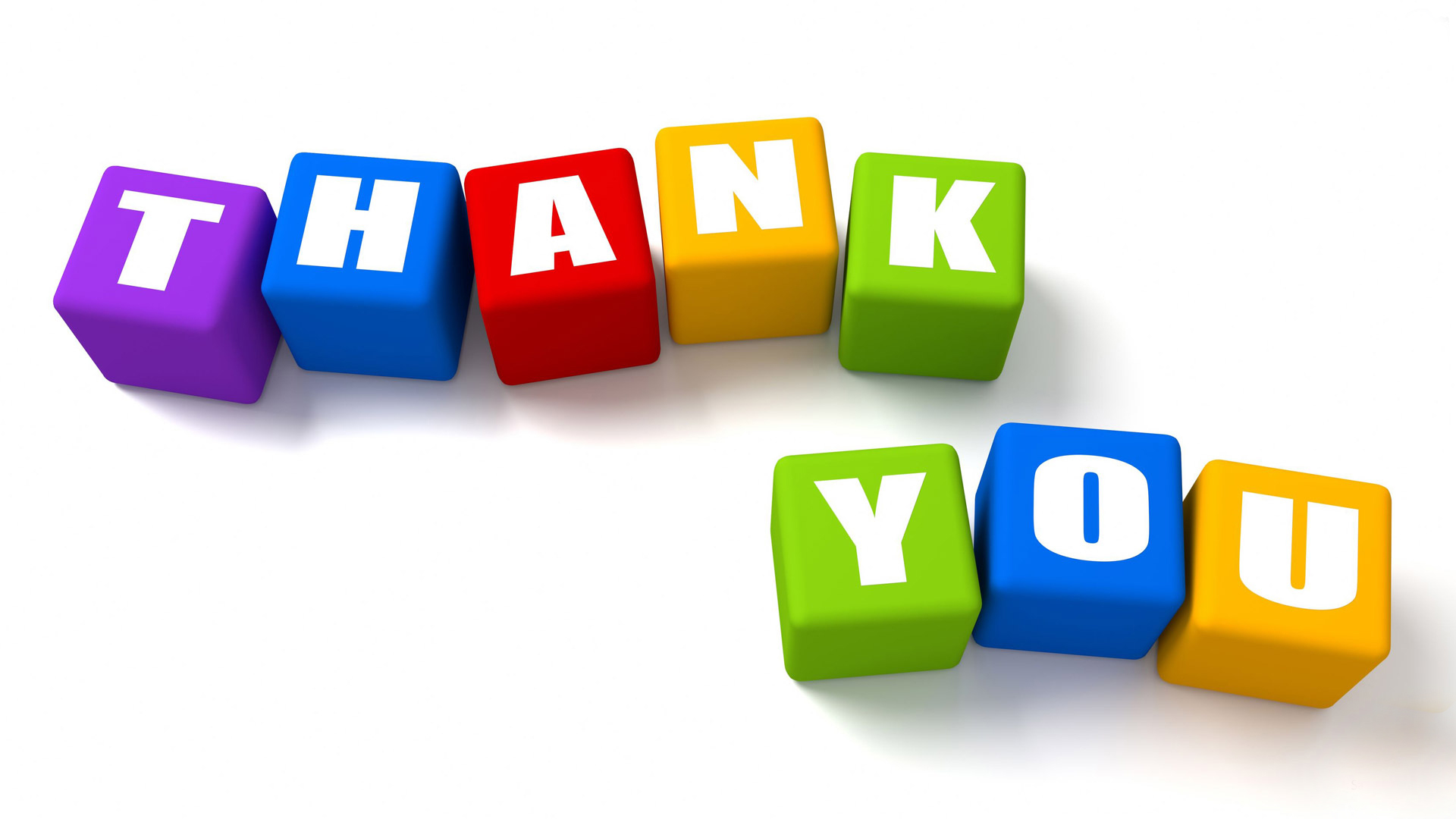 3d Thank You Wallpapers Desktop - Thank Images For Ppt , HD Wallpaper & Backgrounds