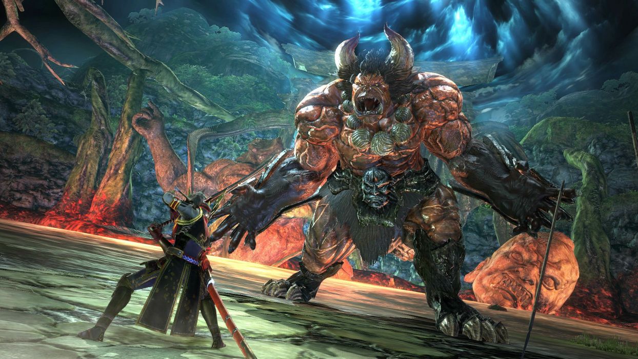 Toukiden Action Rpg Fantasy Hunting Adventure Action - Monster Fighting A Warrior , HD Wallpaper & Backgrounds