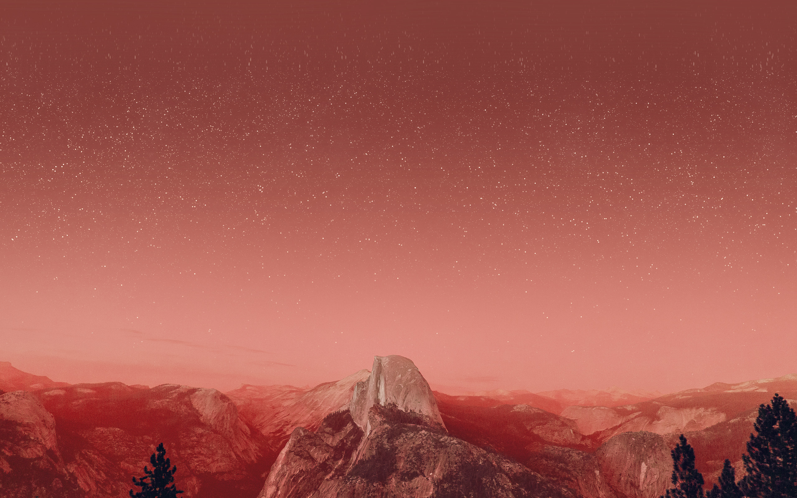 Mountain Red Night , HD Wallpaper & Backgrounds