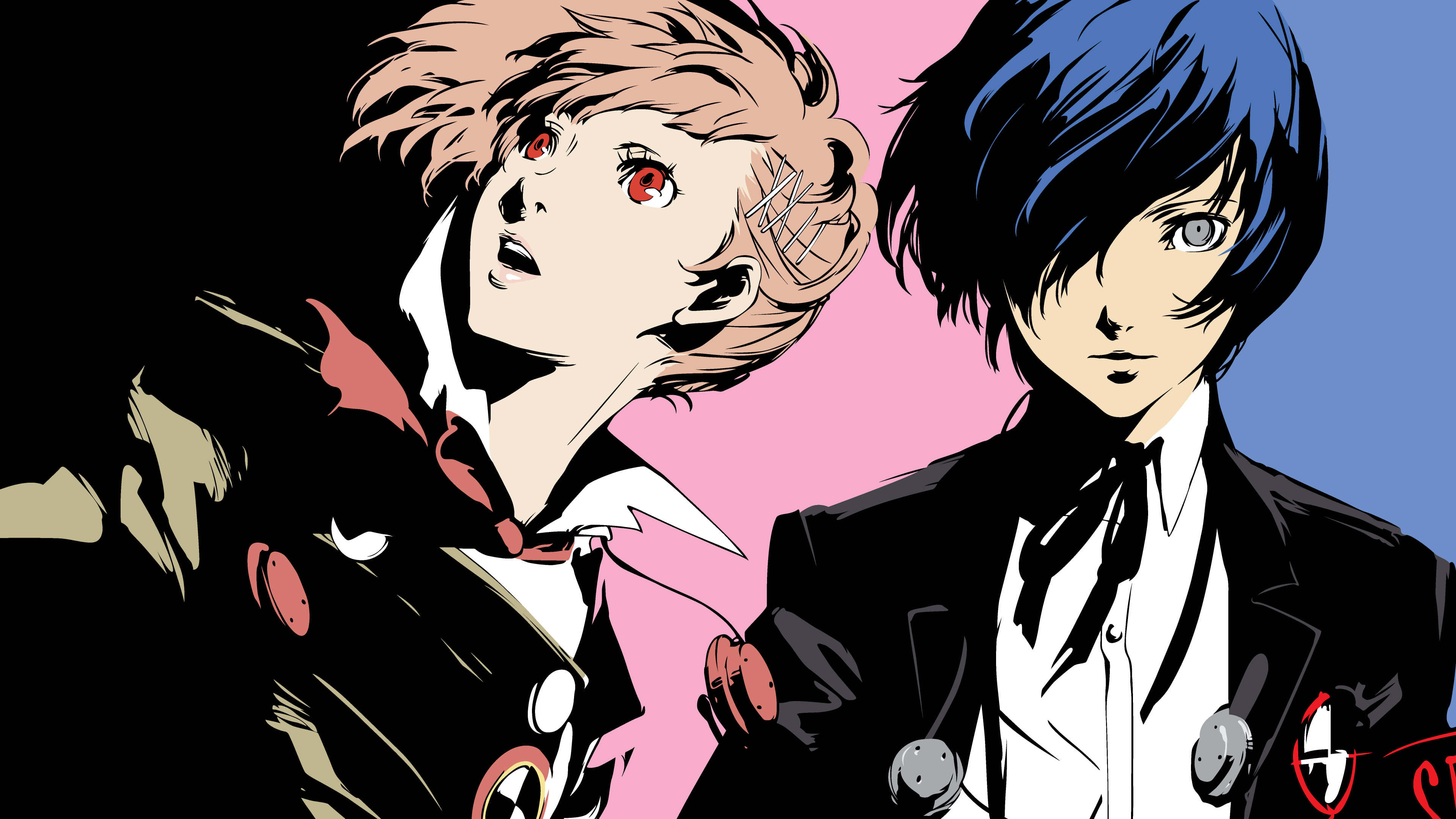 Persona 3 Protagonists Uhd 4k Wallpaper - Persona 3 Portable , HD Wallpaper & Backgrounds