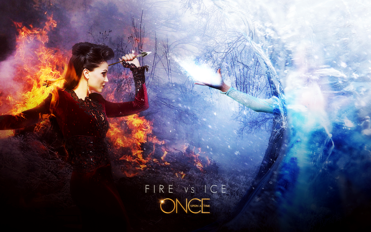 Regina And Elsa - Once Upon A Time Elsa And Regina , HD Wallpaper & Backgrounds