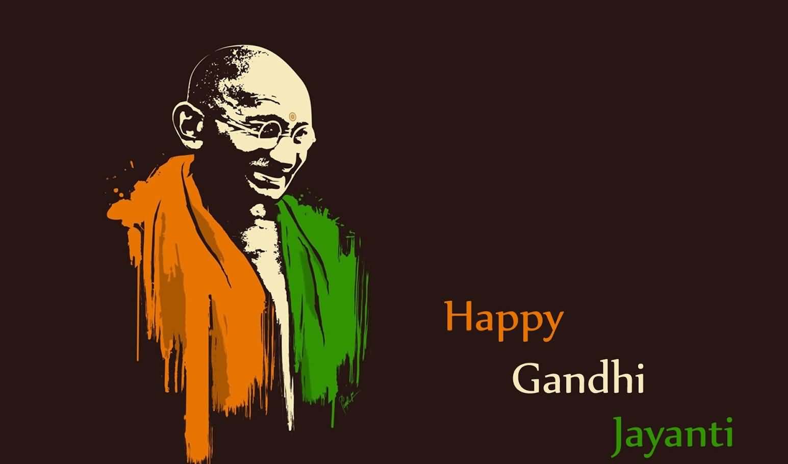 Happy Gandhi Jayanti Mahatma Gandhi Wallpaper - Gandhi Jayanti Hd , HD Wallpaper & Backgrounds