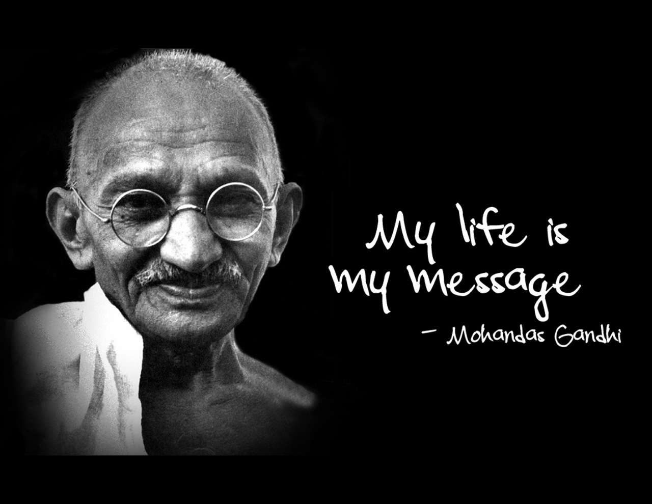 Mahatma Gandhi Fake Quotes , HD Wallpaper & Backgrounds