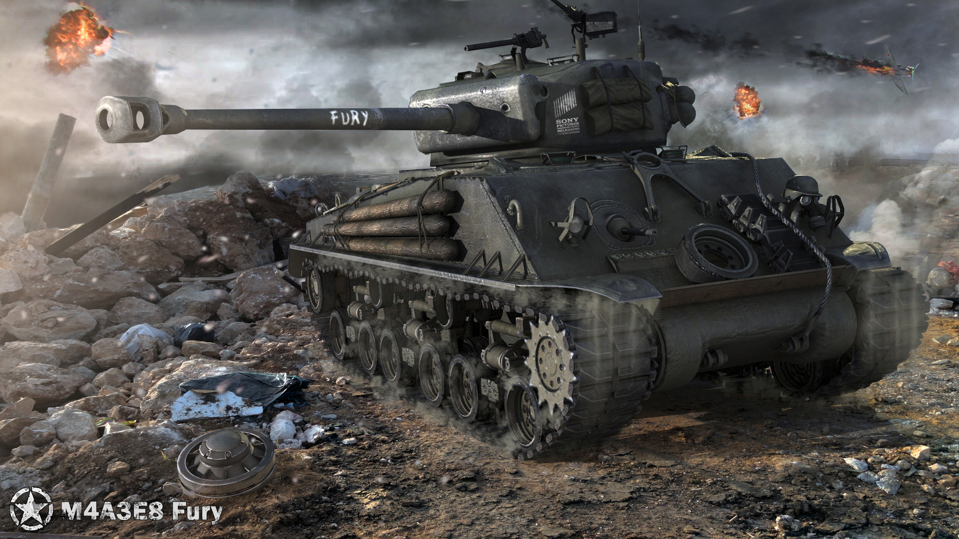 World Of Tanks Wallpaper Fury , HD Wallpaper & Backgrounds