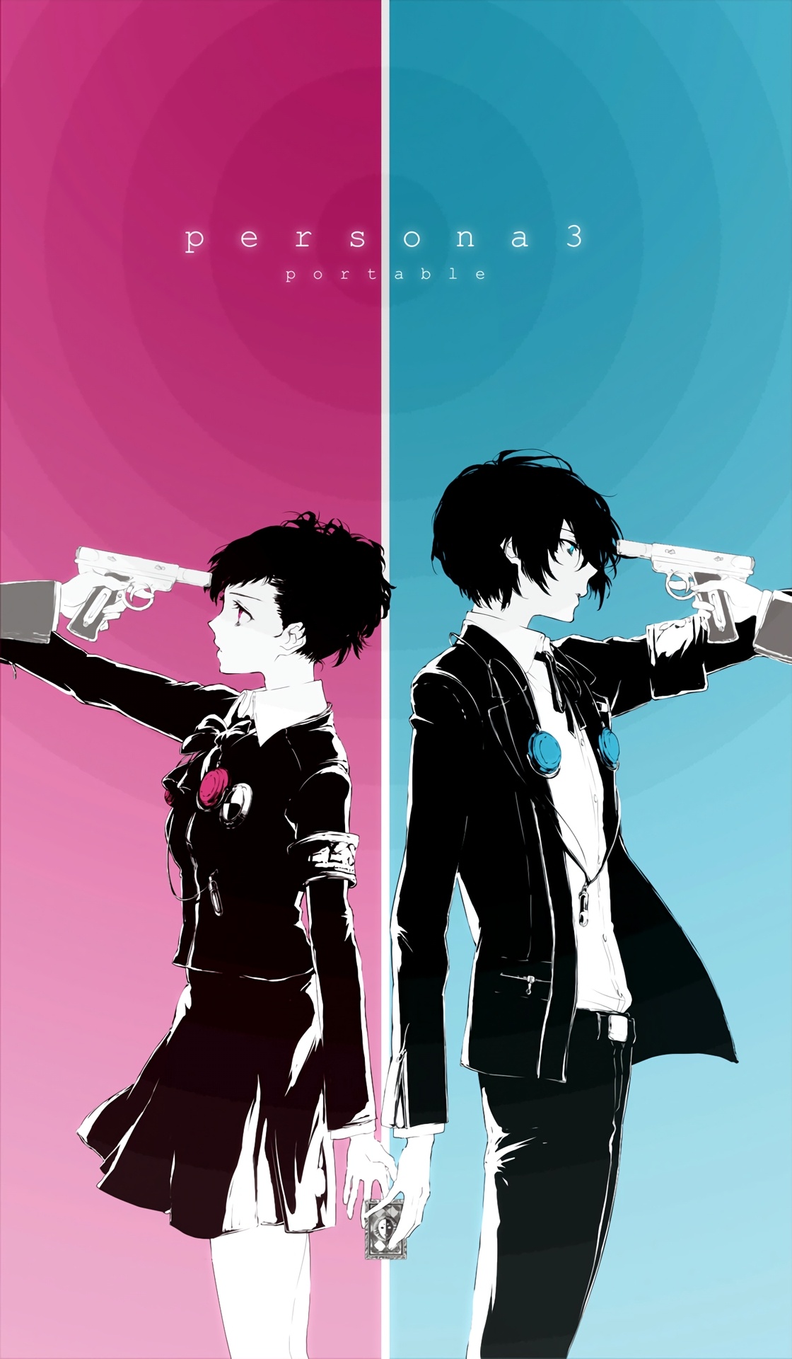 Anime Boy And Girl With Guns , HD Wallpaper & Backgrounds