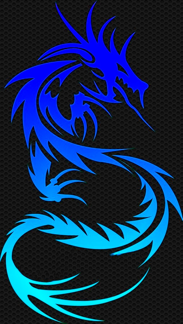 Blue Dragon Iphone 5 Wallpaper - Dragon Wallpaper Iphone , HD Wallpaper & Backgrounds