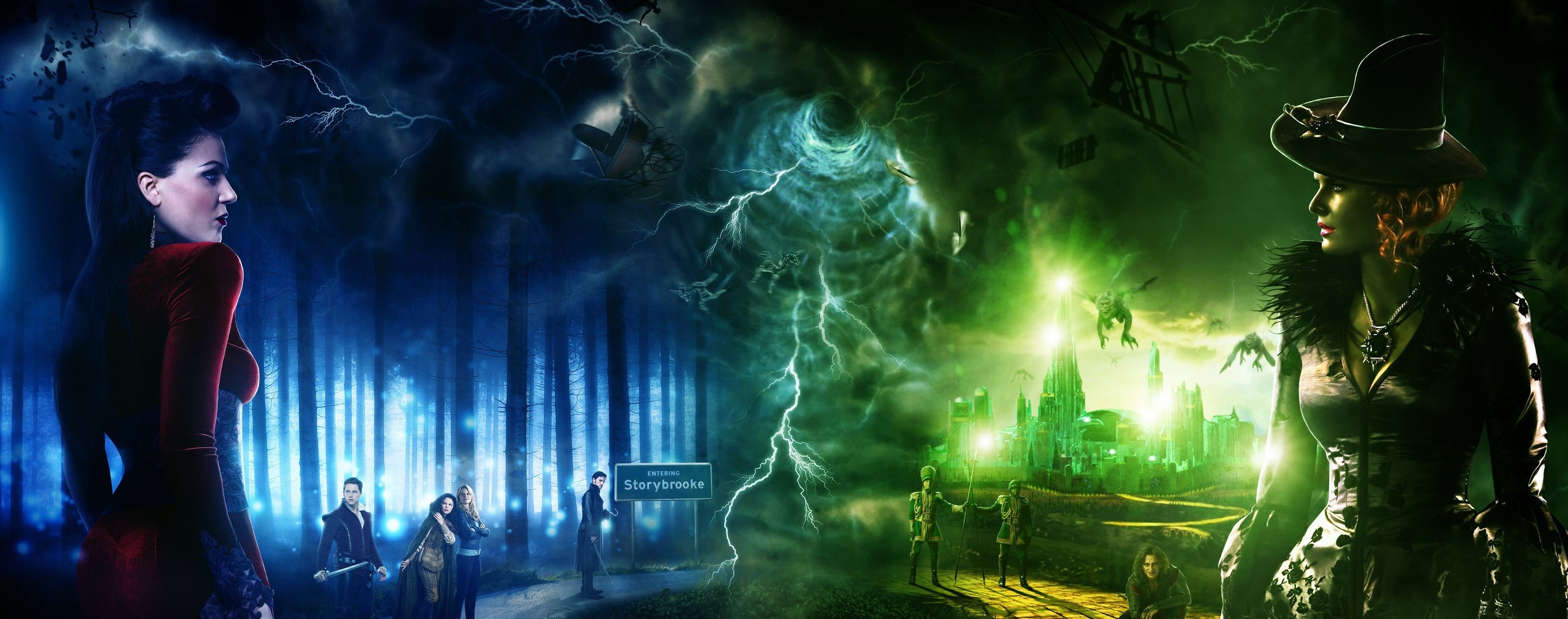 Once Upon A Time Fantasy Drama Mystery Once Upon Time - Once Upon A Time The Wicked Witch , HD Wallpaper & Backgrounds