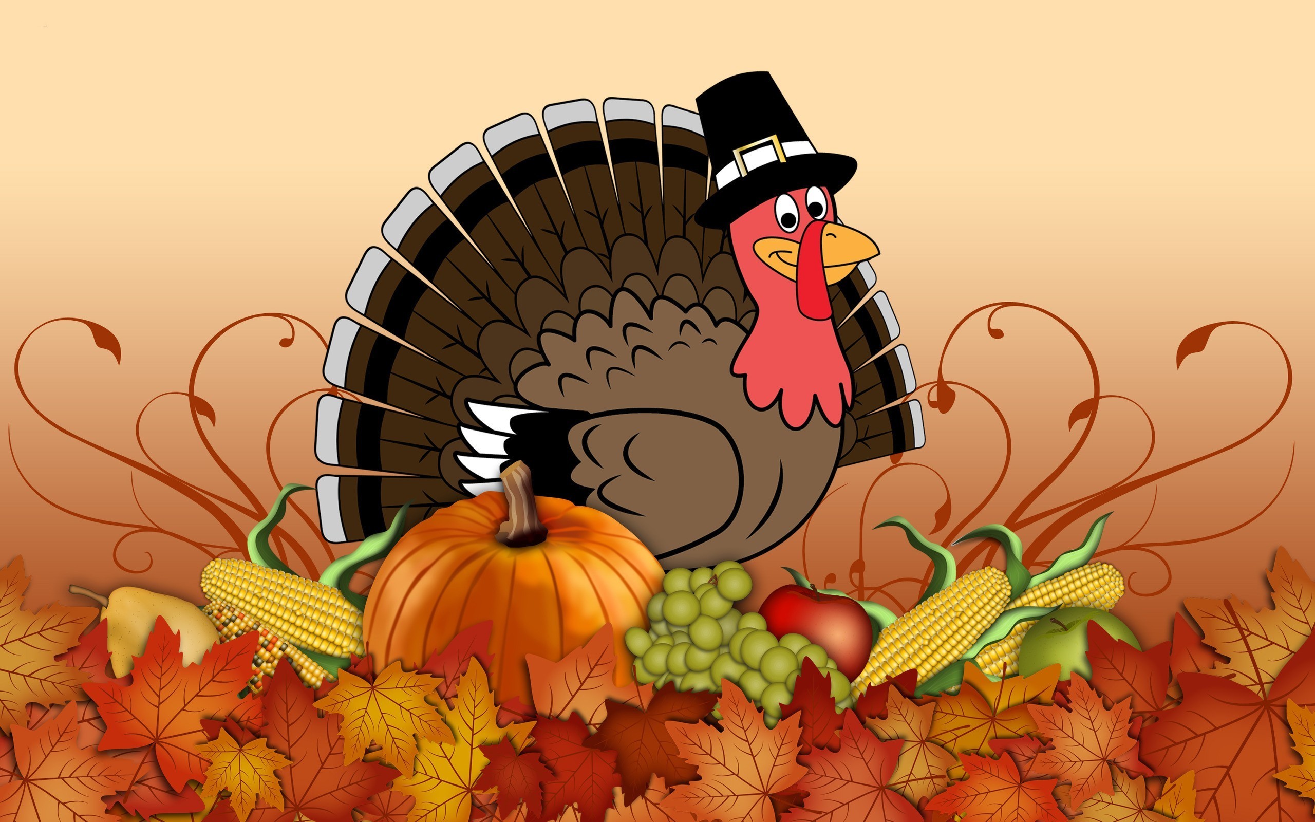 Funny Thanksgiving Wallpaper Free 
 Data Src Full Size - Thanksgiving Hd , HD Wallpaper & Backgrounds