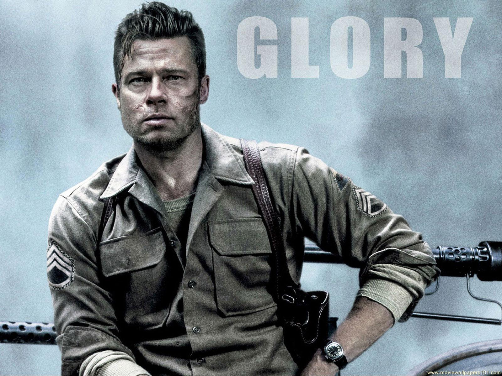 Fury Brad Pitt Hd , HD Wallpaper & Backgrounds
