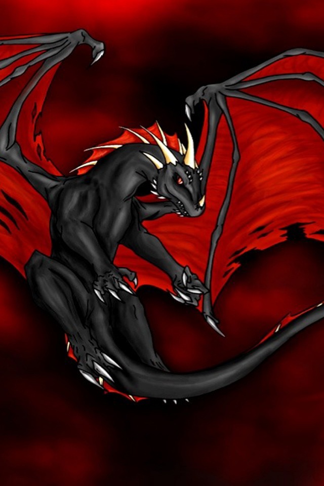 Red Dragons Wallpaper For Iphone , HD Wallpaper & Backgrounds