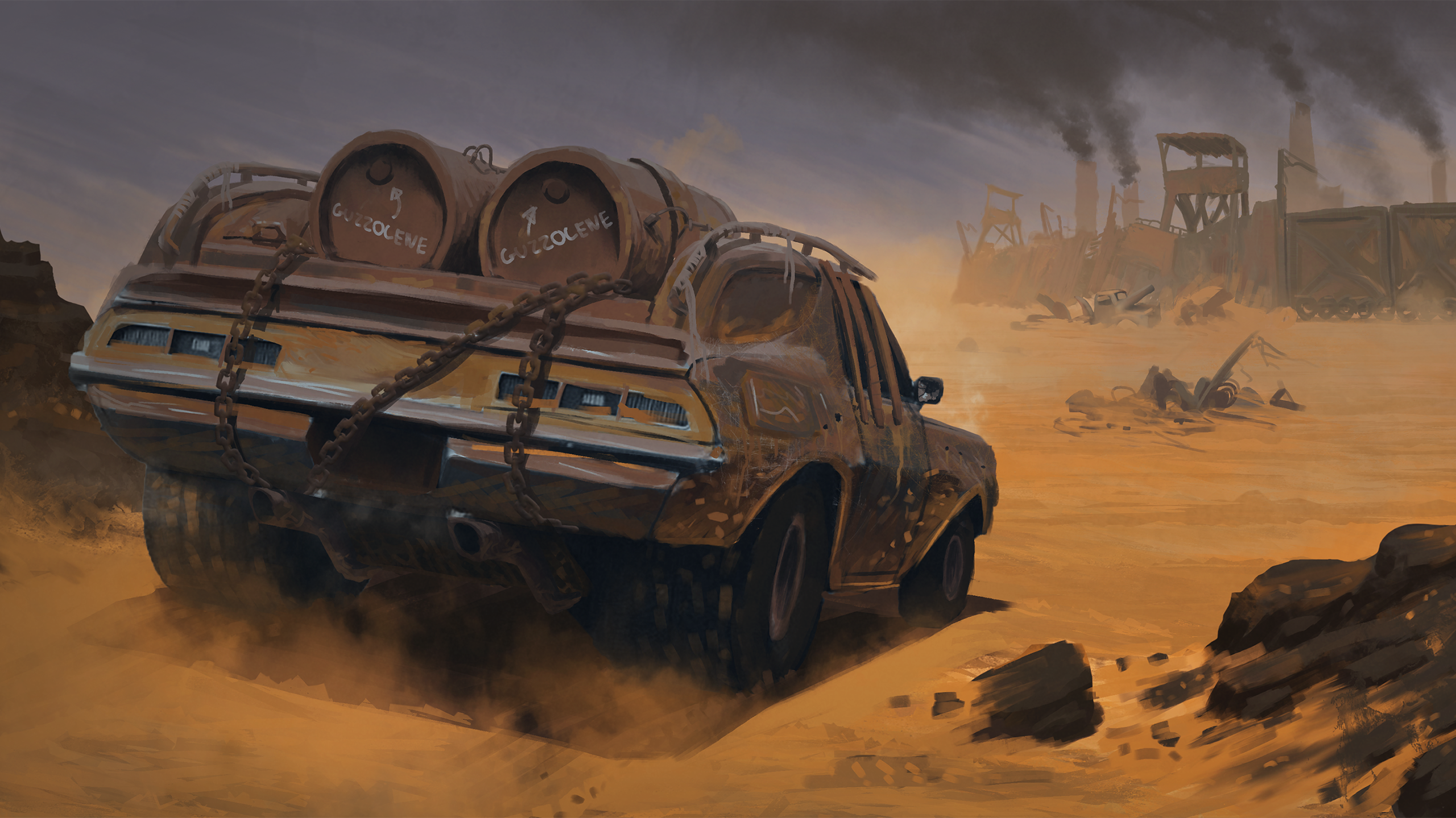 Mad Max 2 By Calder Moore Wallpapers - Mad Max 2 , HD Wallpaper & Backgrounds
