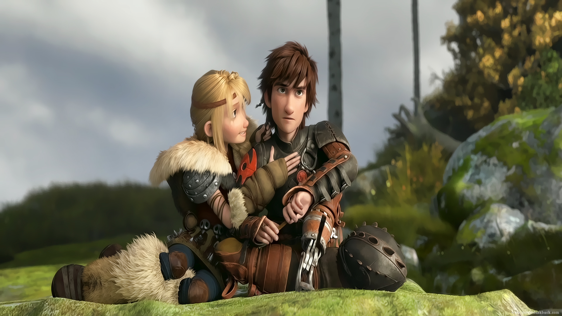How To Train Your Dragon 2 Wallpaper - Dragon Trainer Hiccup And Astrid , HD Wallpaper & Backgrounds