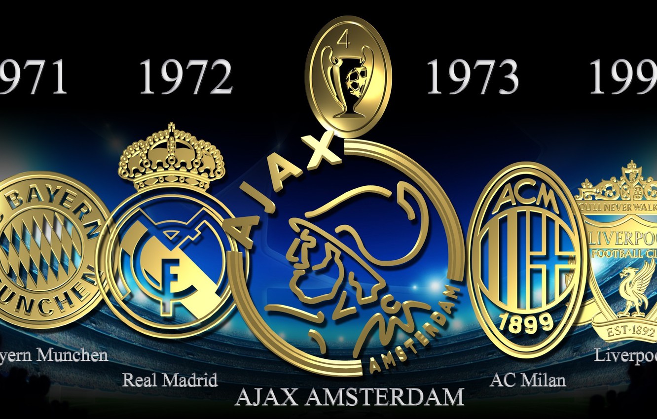 Photo Wallpaper Wallpaper, Football, Netherlands, Ajax - Emblem , HD Wallpaper & Backgrounds