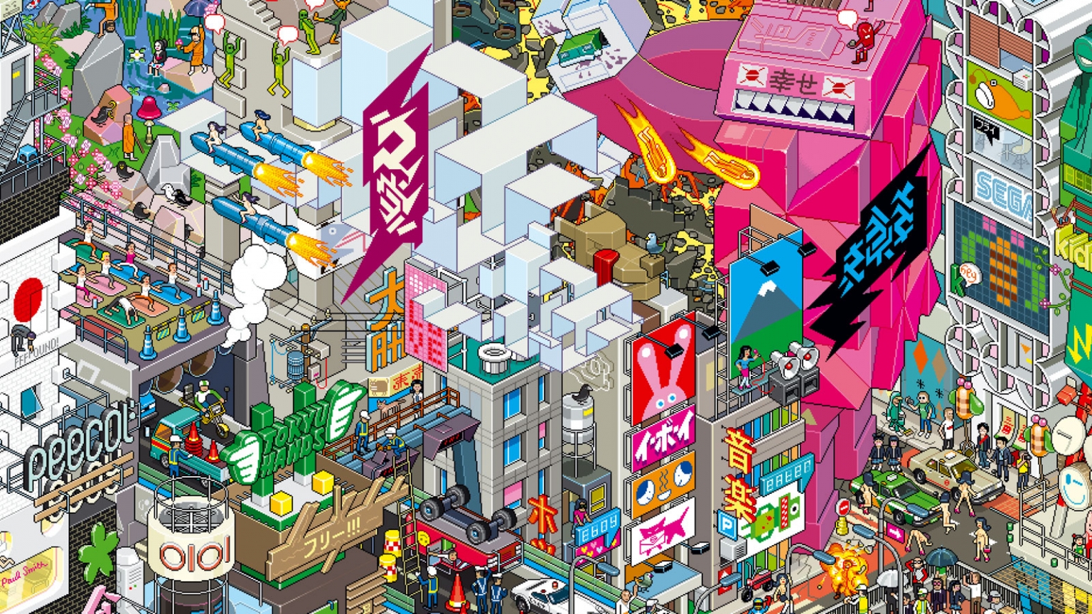 Pixels Wallpapers Tokyo In Pixels Hd Wallpapers Tokyo , HD Wallpaper & Backgrounds