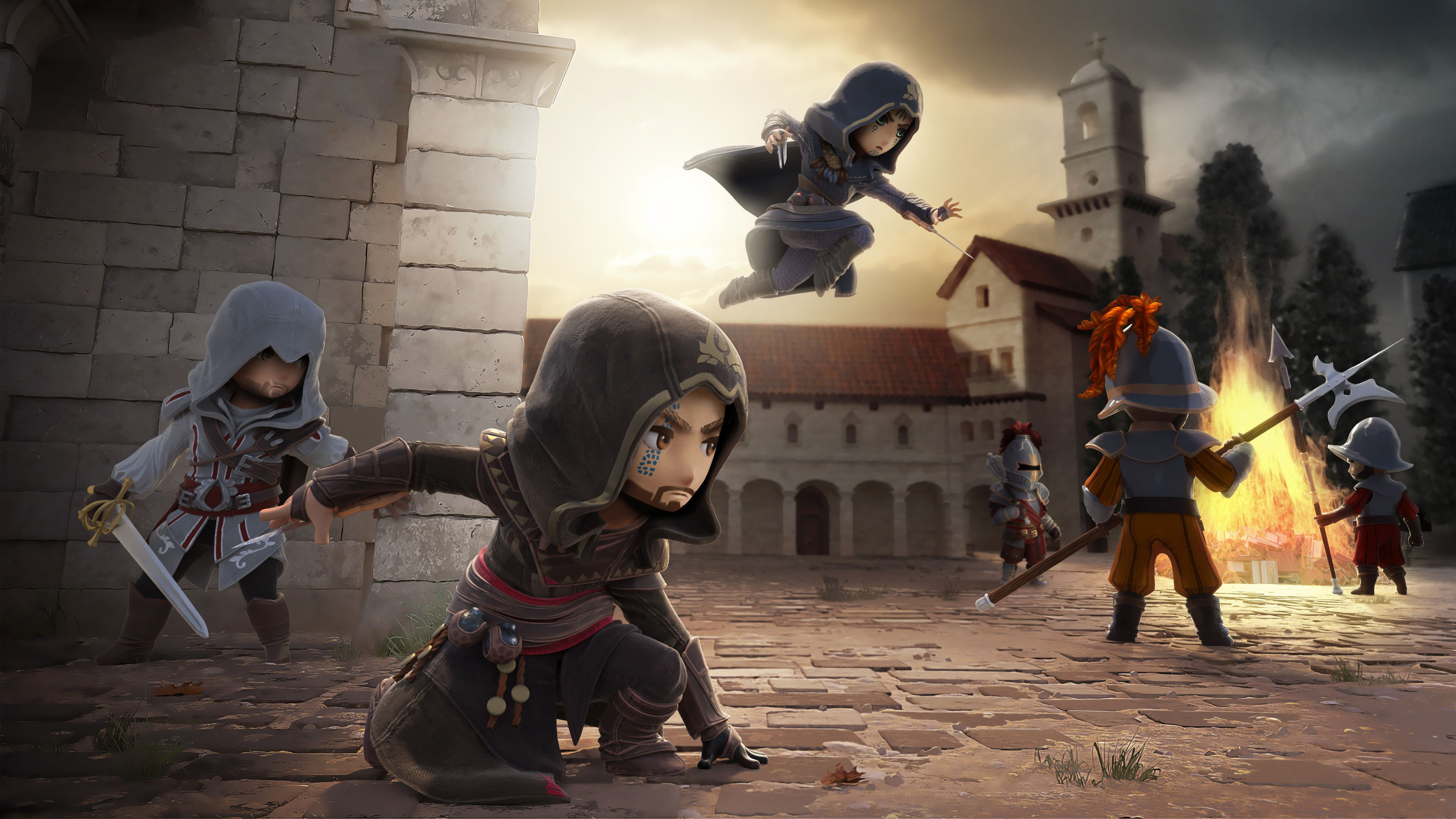 Assassins Creed Rebellion 4k - Assassin's Creed Rebellion Phone , HD Wallpaper & Backgrounds