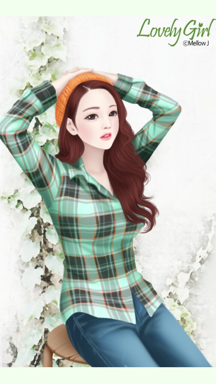 Enakei, Wallpaper, And Lovely Girl Image - Gamabr Kartun Korea Sex , HD Wallpaper & Backgrounds