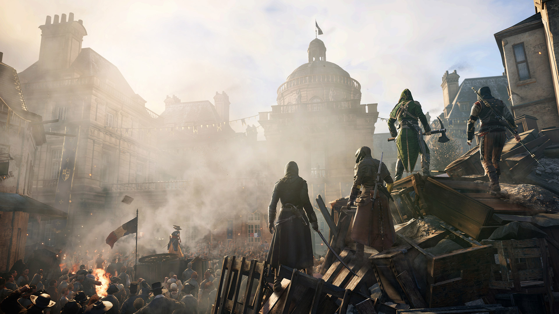 Assassins Creed Unity Wallpaper - Assassin's Creed Unity , HD Wallpaper & Backgrounds