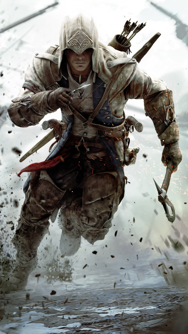 Assassins Creed Iphone Wallpaper - Assassin Creed 3 4k , HD Wallpaper & Backgrounds