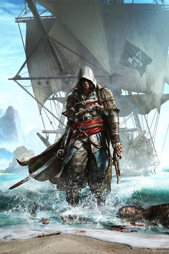 Assassin S Creed Iphone Wallpaper - Assassin's Creed Black Flag Iphone , HD Wallpaper & Backgrounds
