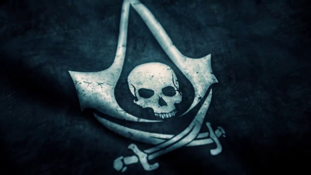 Assassin S Creed Black Flag Wallpaper - Assassin's Creed Black Flag Wallpaper Logo , HD Wallpaper & Backgrounds