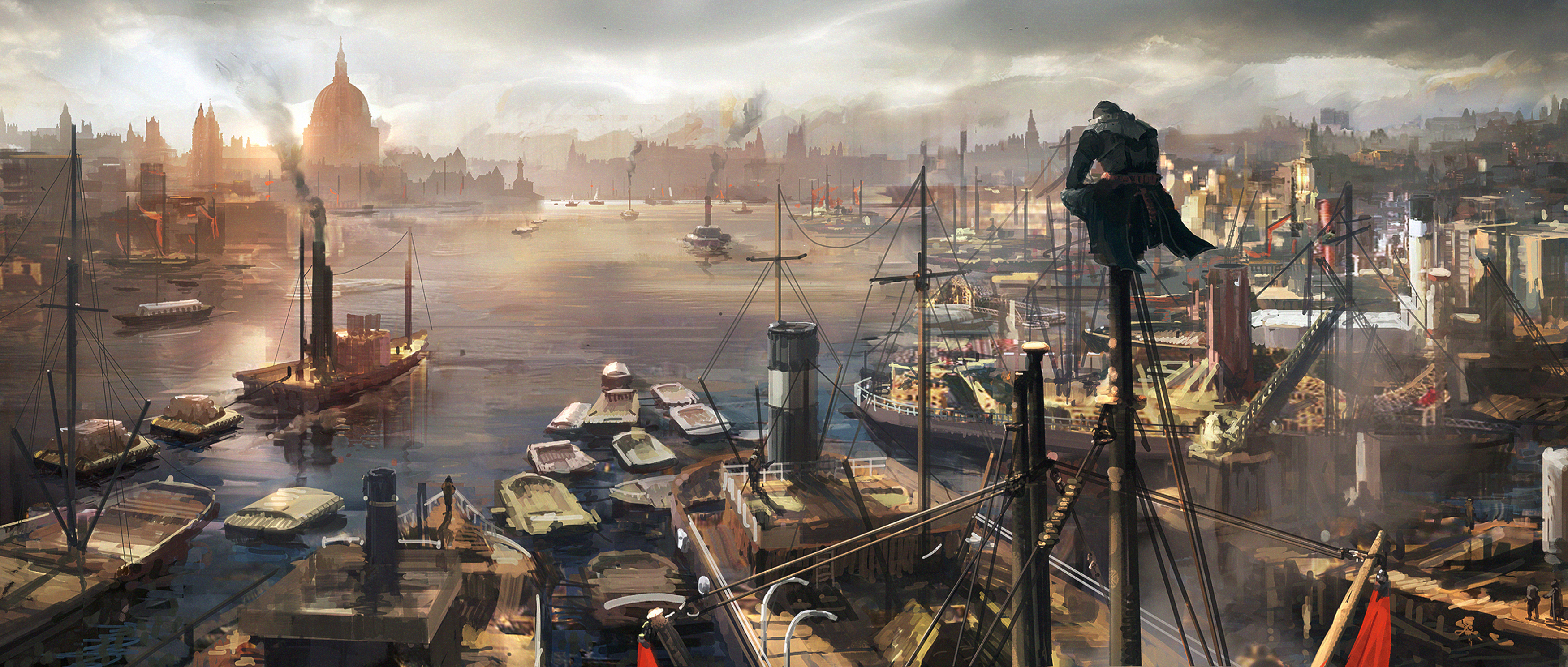 Assassin's Creed Syndicate Artwork , HD Wallpaper & Backgrounds