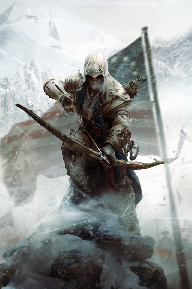 Assassins Creed Iii Iphone 4s Wallpaper 640 X 960 , HD Wallpaper & Backgrounds