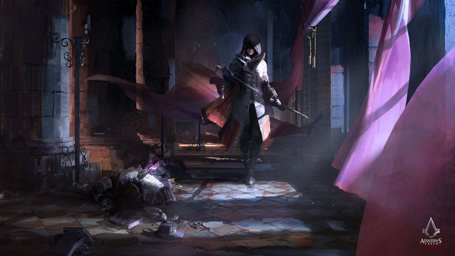 Ac Syndicate Wallpaper - Ac Syndicate Evie Fan Art , HD Wallpaper & Backgrounds