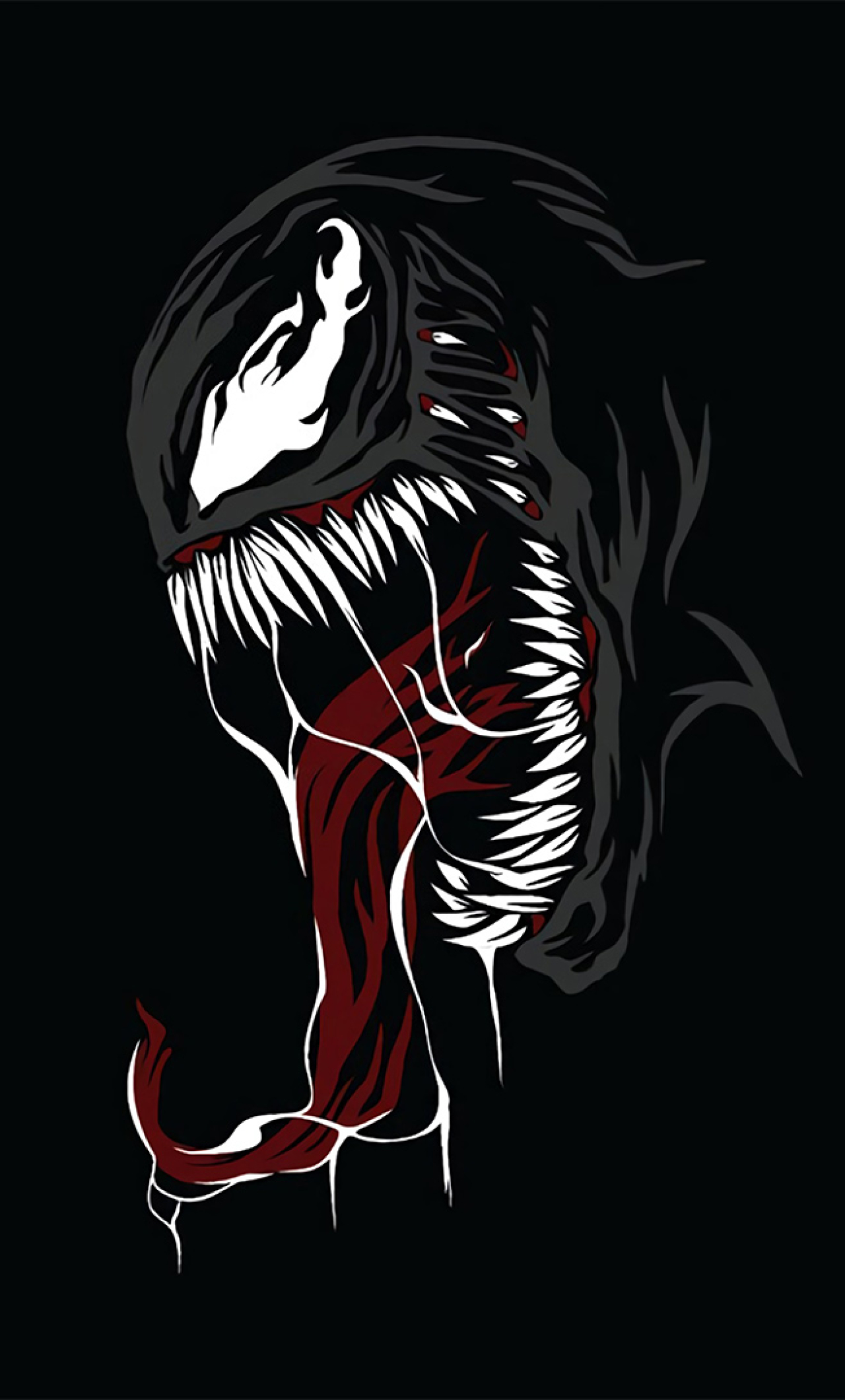 Venom Minimal Wallpaper 4k , HD Wallpaper & Backgrounds