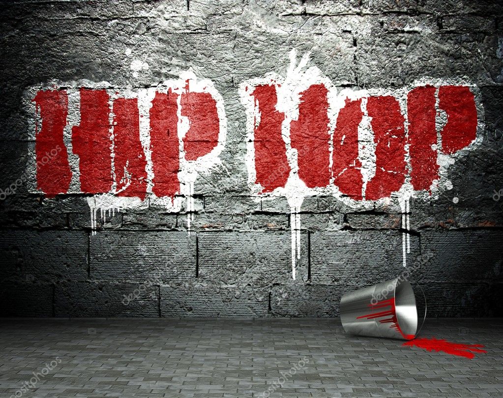 Graffiti Wall With Hip Hop, Street Background Stock - Hip Hop Background Hd , HD Wallpaper & Backgrounds