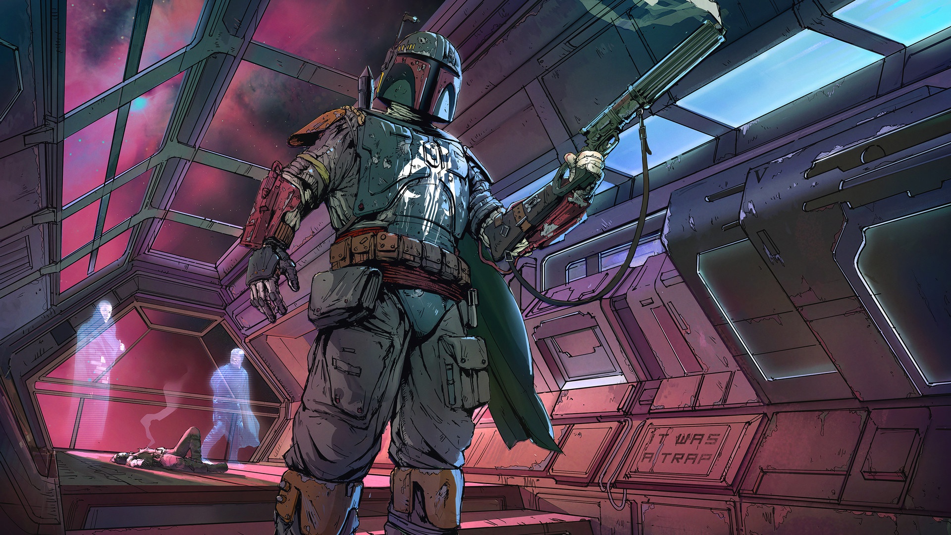 Sci Fi Star Wars Boba Fett Bounty Hunter Hd Wallpaper - Star Wars Online Bounty Hunter , HD Wallpaper & Backgrounds