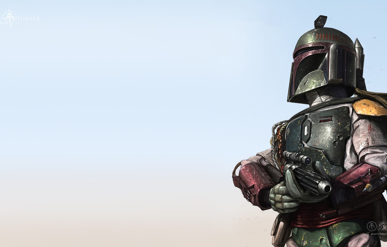 Photo Wallpaper Figure, Star Wars, Art, Star Wars, - Star Wars Boba Fett Wallpaper 4k , HD Wallpaper & Backgrounds