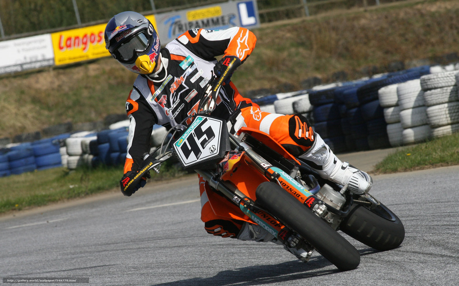 Download Wallpaper Ktm, Supermoto, Team Supermoto, - Ktm Supermoto Wallpaper Wheelie , HD Wallpaper & Backgrounds