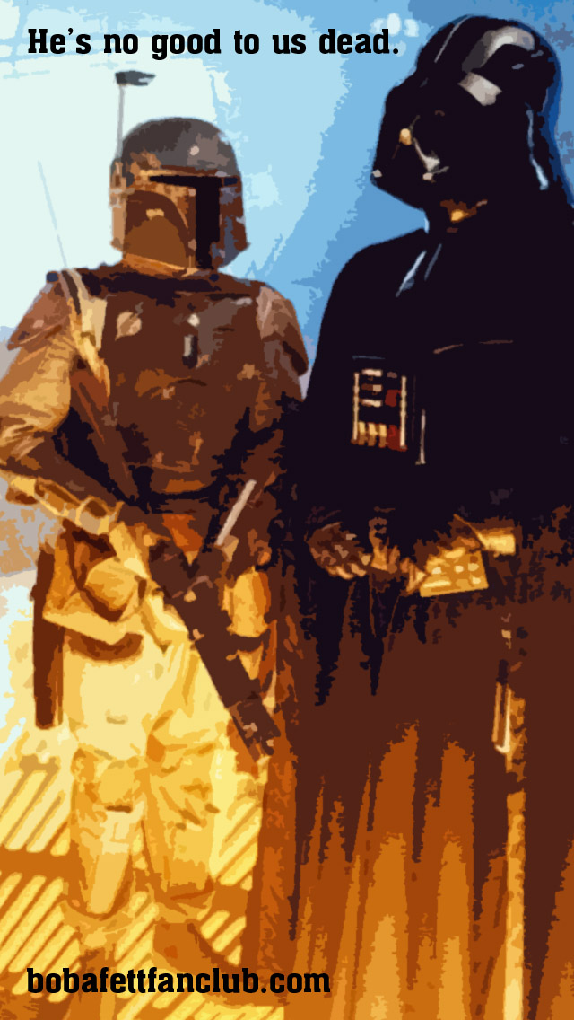 Star Wars Darth Vader Boba Fett , HD Wallpaper & Backgrounds