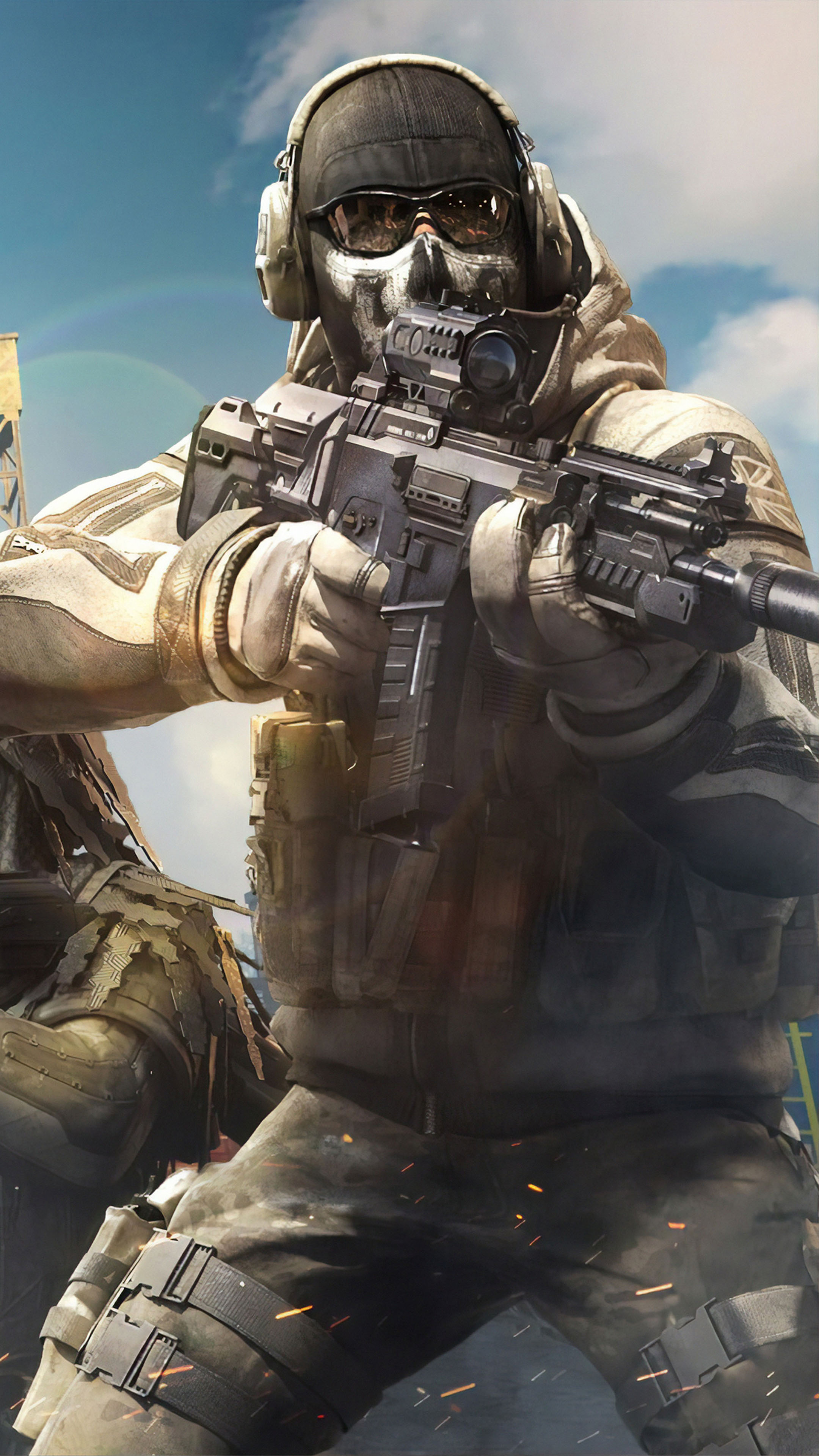 Call Of Duty Mobile Ghost , HD Wallpaper & Backgrounds