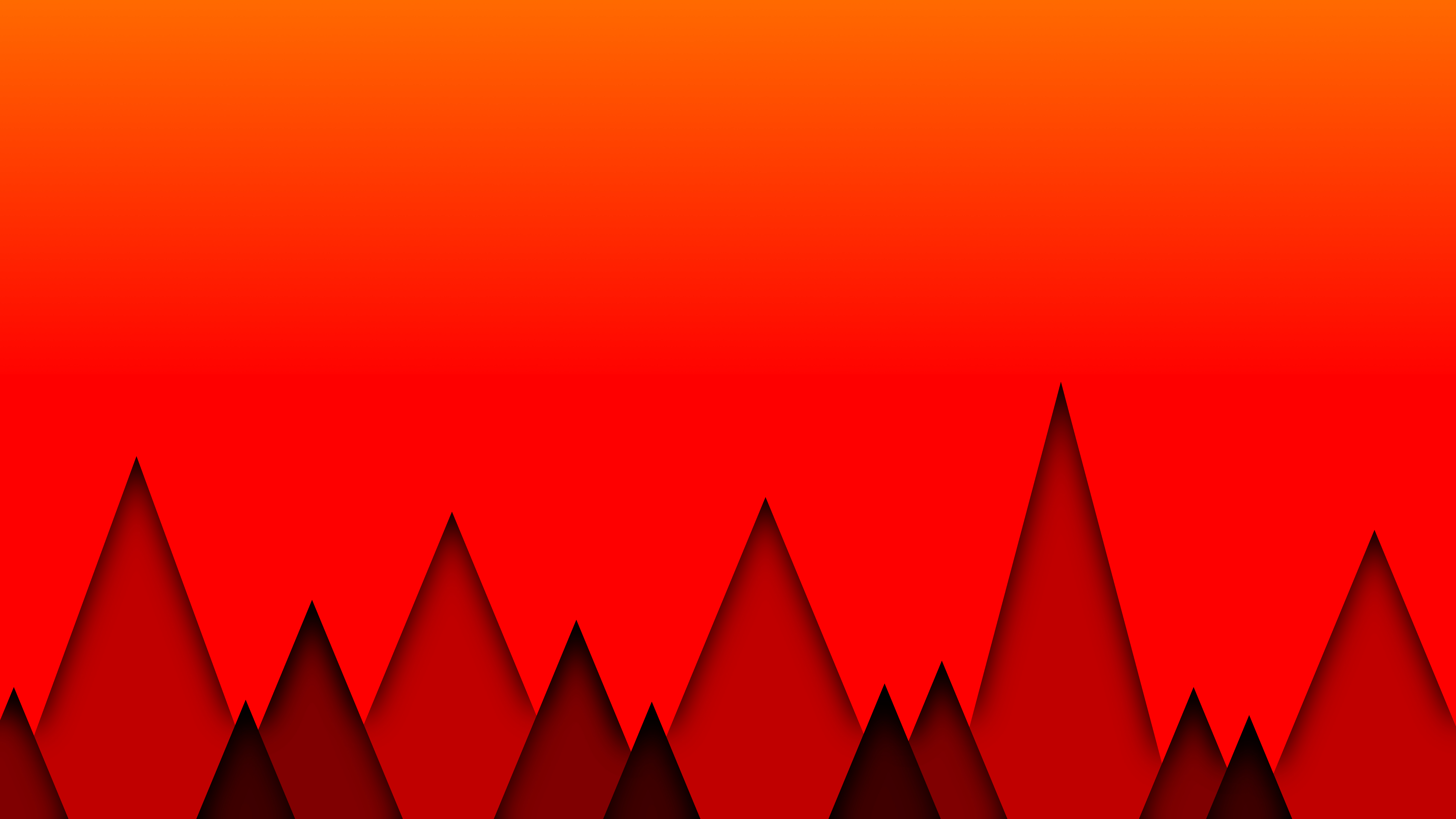 Wallpaper Triangles, Geometric, Red, Bright - Illustration , HD Wallpaper & Backgrounds