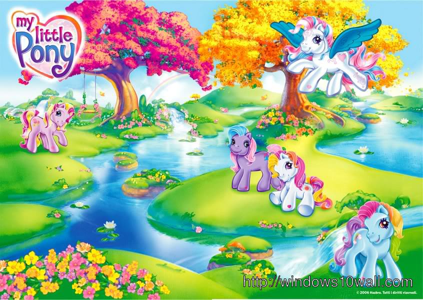 My Little Pony Wallpaper - Old My Little Pony Background , HD Wallpaper & Backgrounds