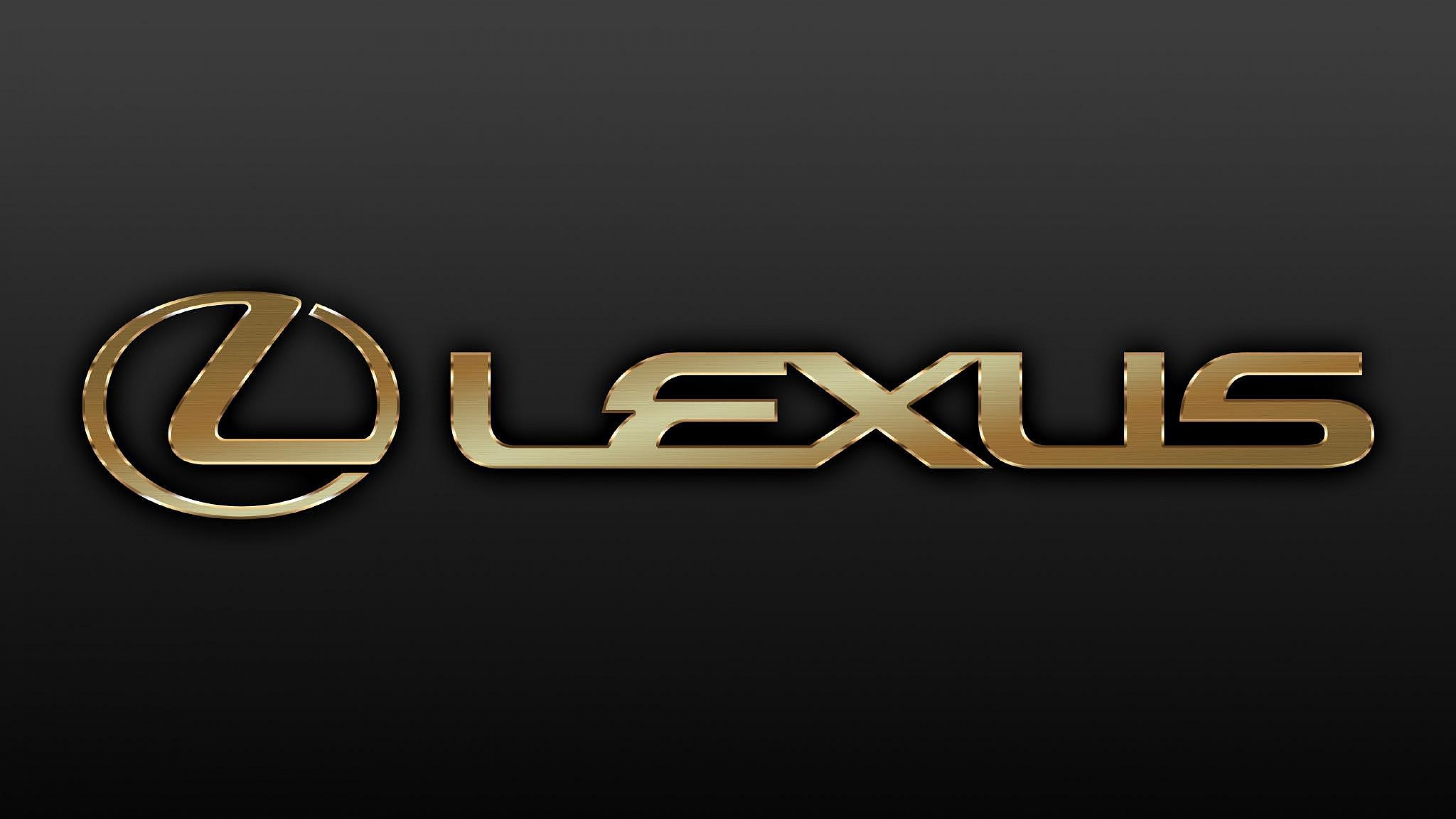 Gold Lexus Logo , HD Wallpaper & Backgrounds