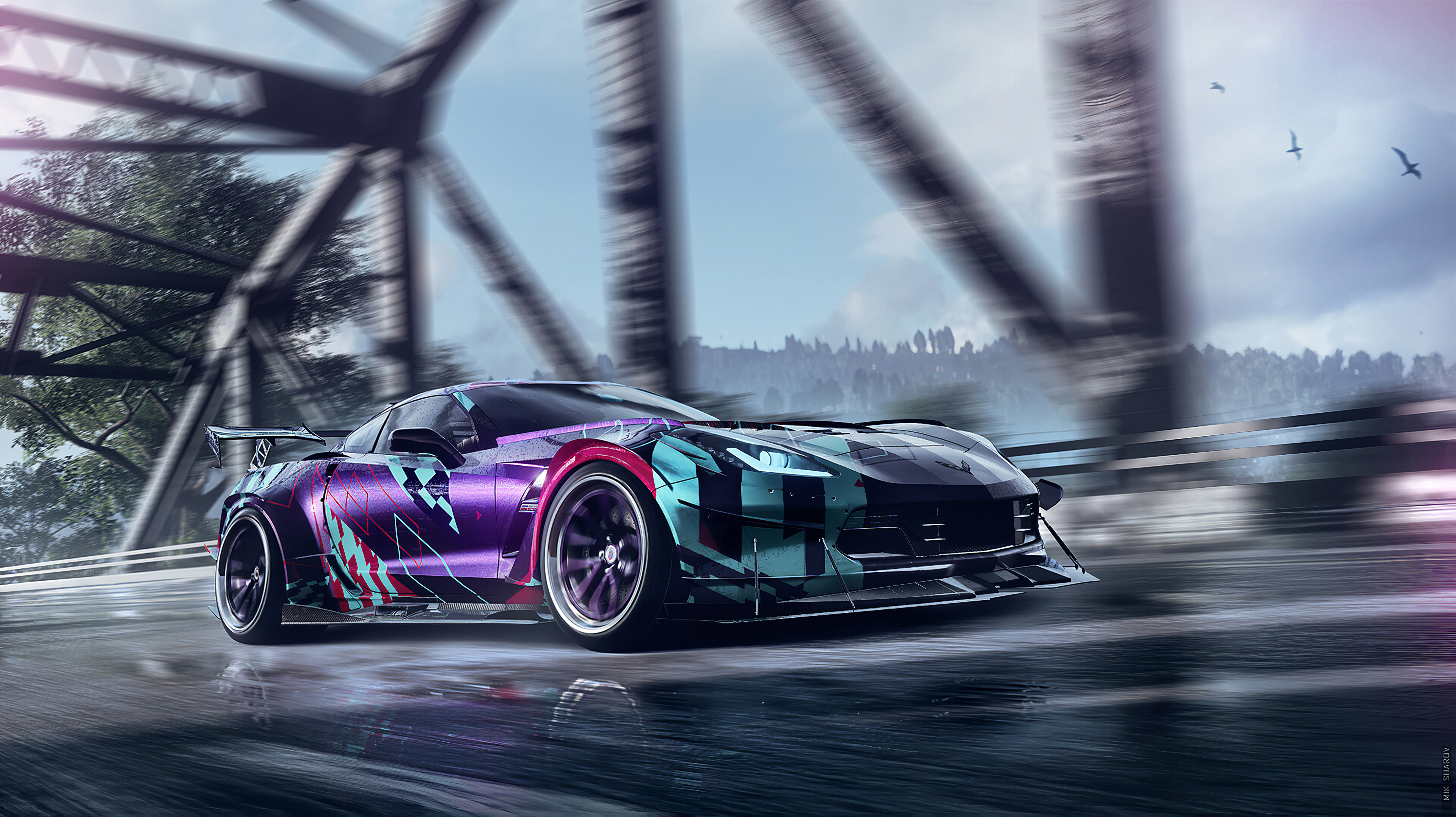 Corvette Need For Speed Heat , HD Wallpaper & Backgrounds