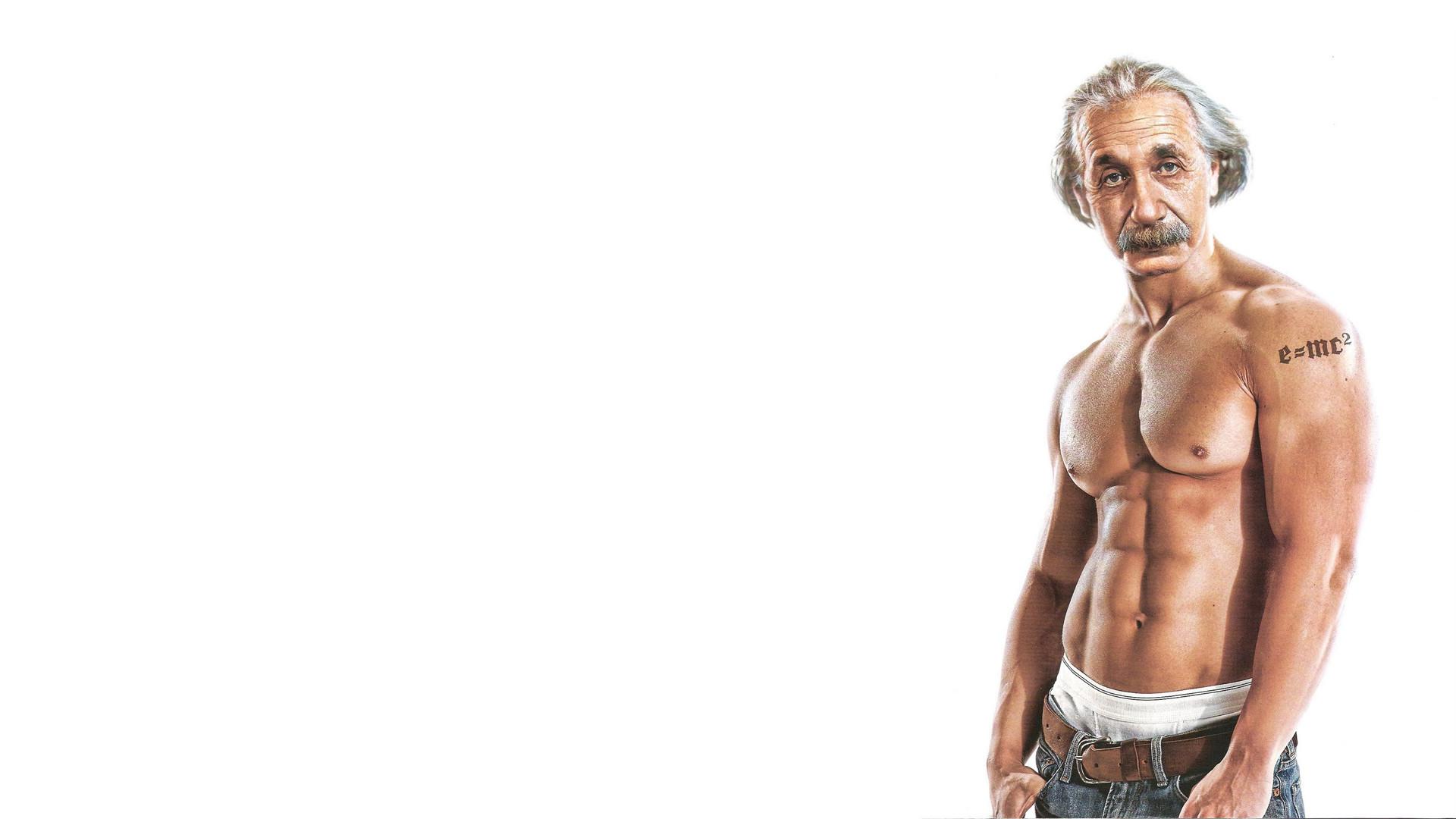 Albert Einstein Muscle , HD Wallpaper & Backgrounds