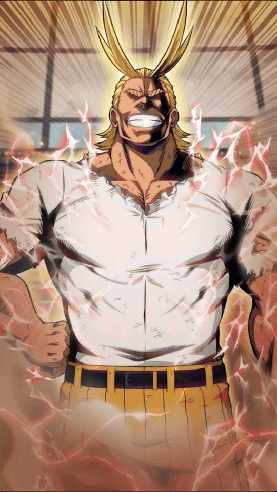 All Might Wallpaper - My Hero Academia All Might Wallpaper Iphone , HD Wallpaper & Backgrounds