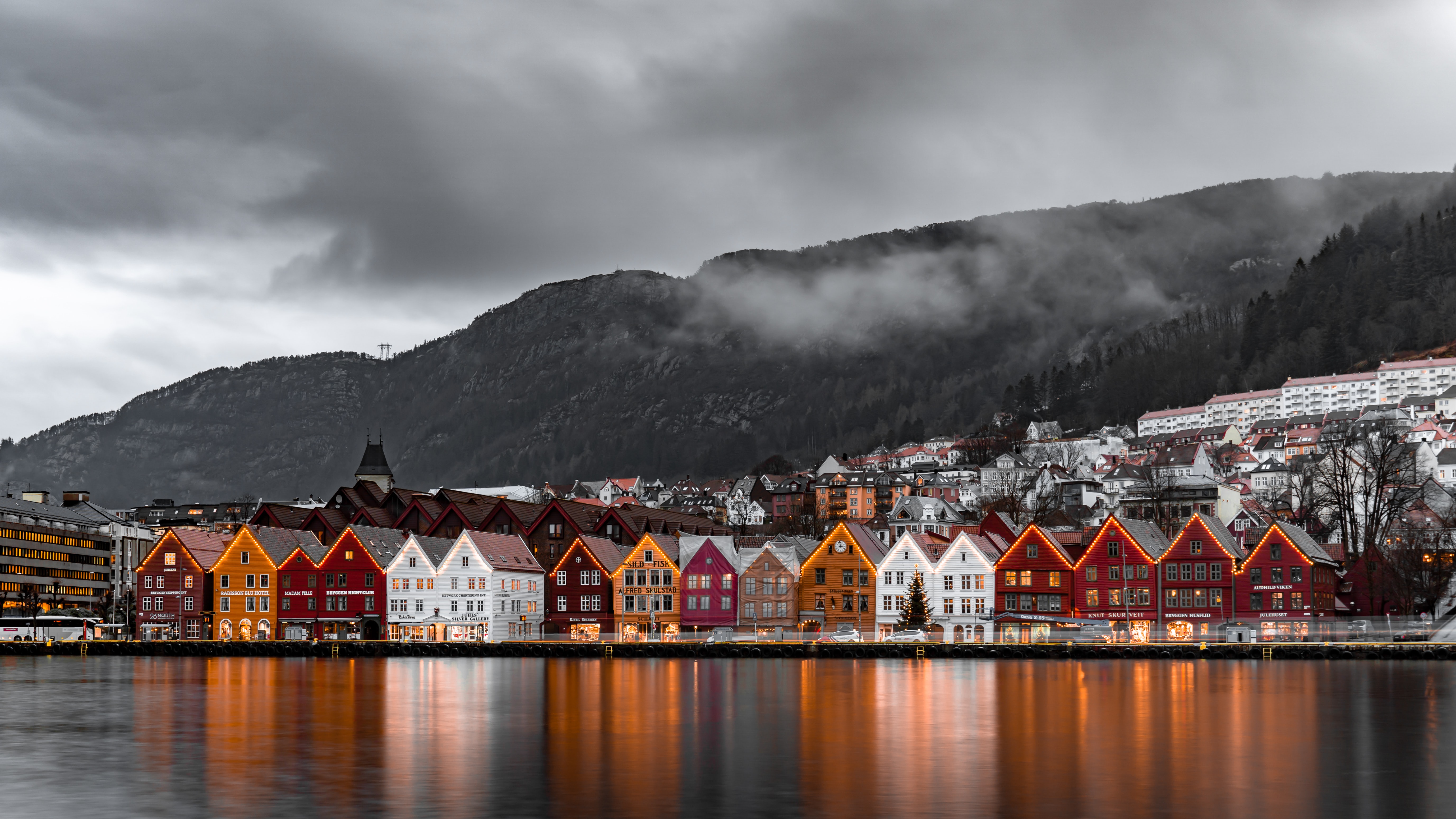 Fishmarket In Bergen , HD Wallpaper & Backgrounds