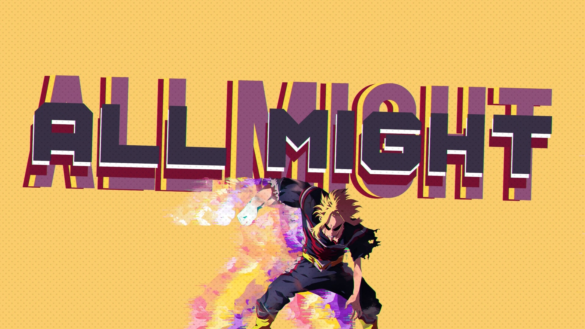 Wallpaper Of All Might, Boku No Hero Academia, My Hero - My Hero Academia Backgrounds , HD Wallpaper & Backgrounds