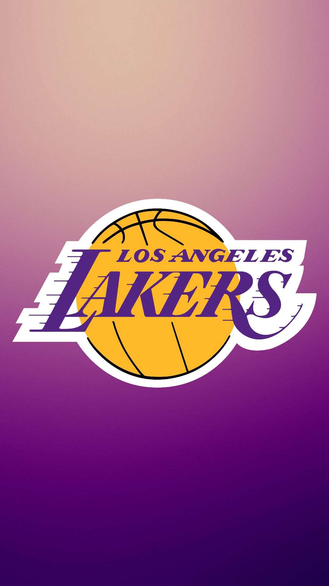 Los Angeles Lakers Iphone Backgrounds With High-resolution - Graphic Design , HD Wallpaper & Backgrounds