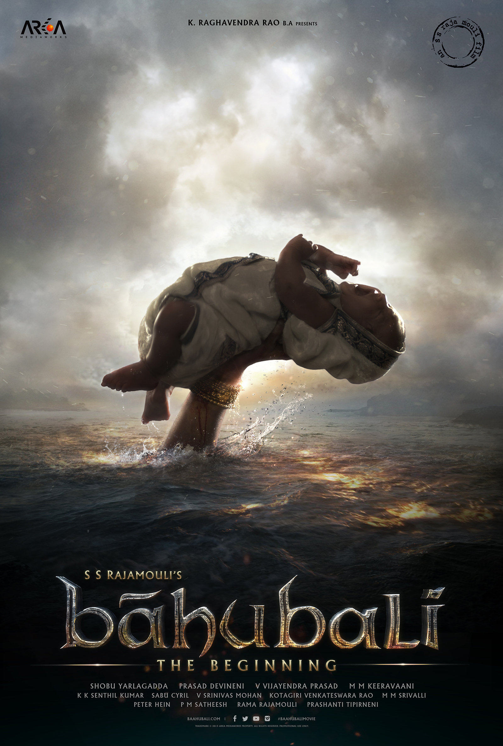 Baahubali The Beginning Poster , HD Wallpaper & Backgrounds