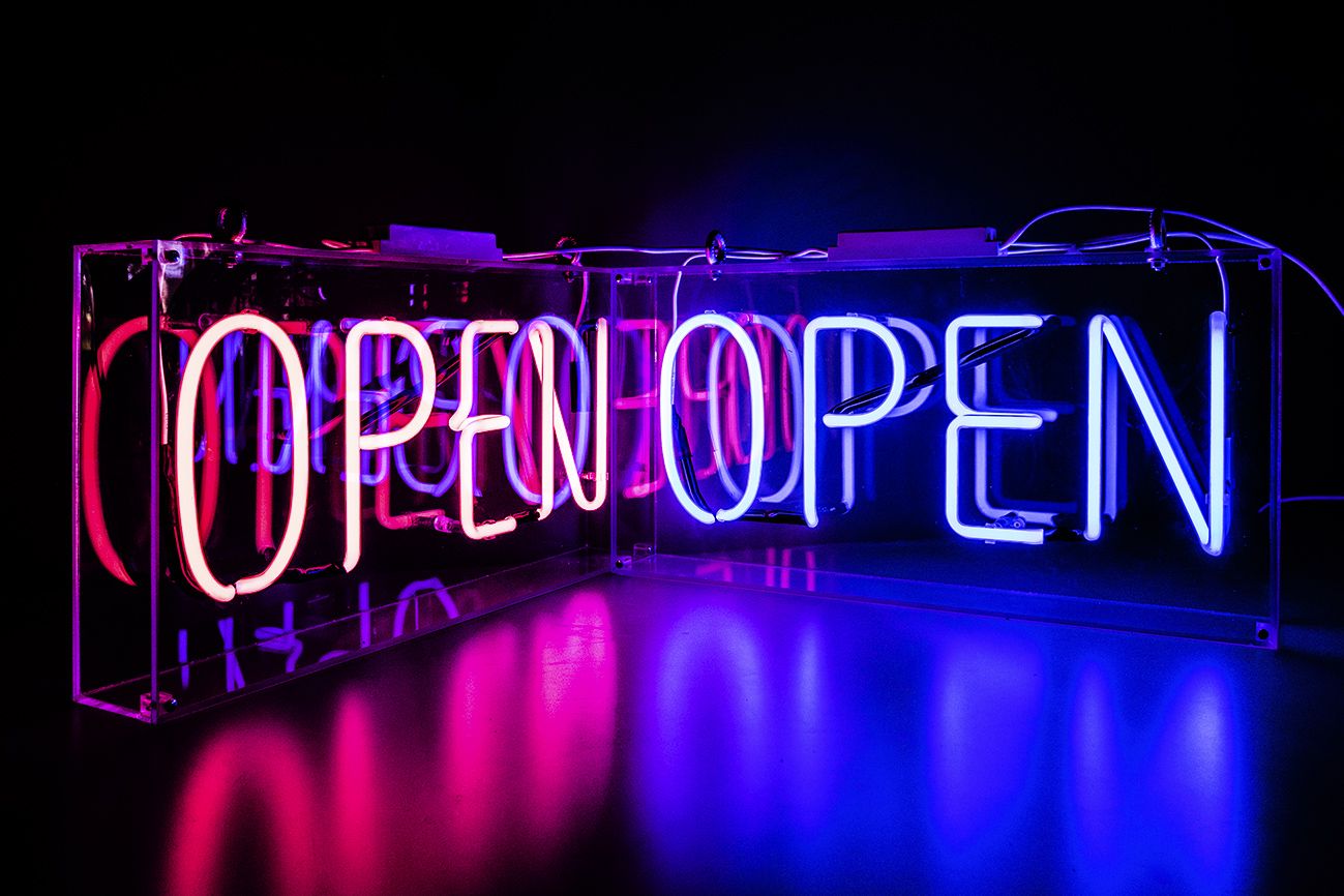Neon Lights Wallpaper Open , HD Wallpaper & Backgrounds