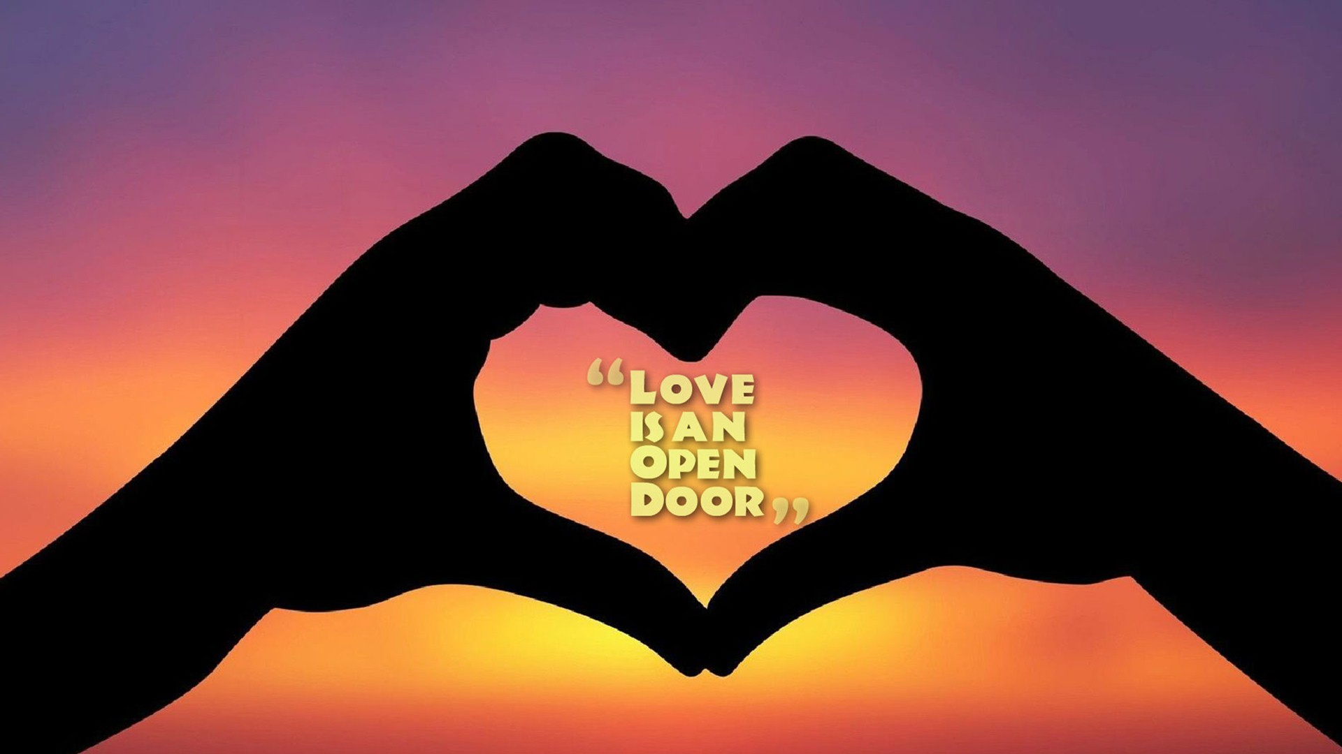 Love Is An Open Door Quotes Hd Wallpaper - Palazzo Ducale , HD Wallpaper & Backgrounds