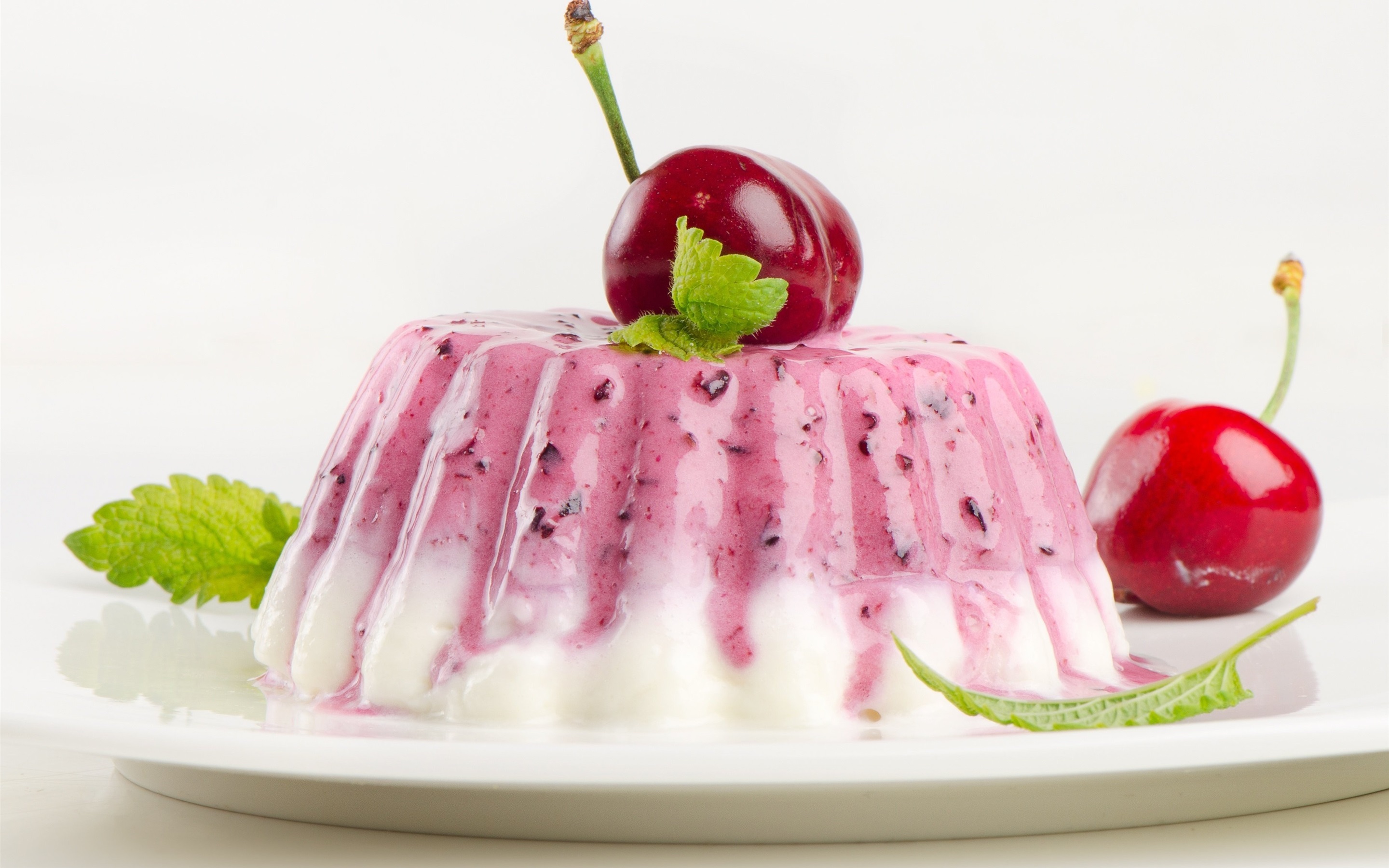Wallpaper Dessert, Jelly, Cherry, Food - Postres Con Gelatinas Y Frutas , HD Wallpaper & Backgrounds