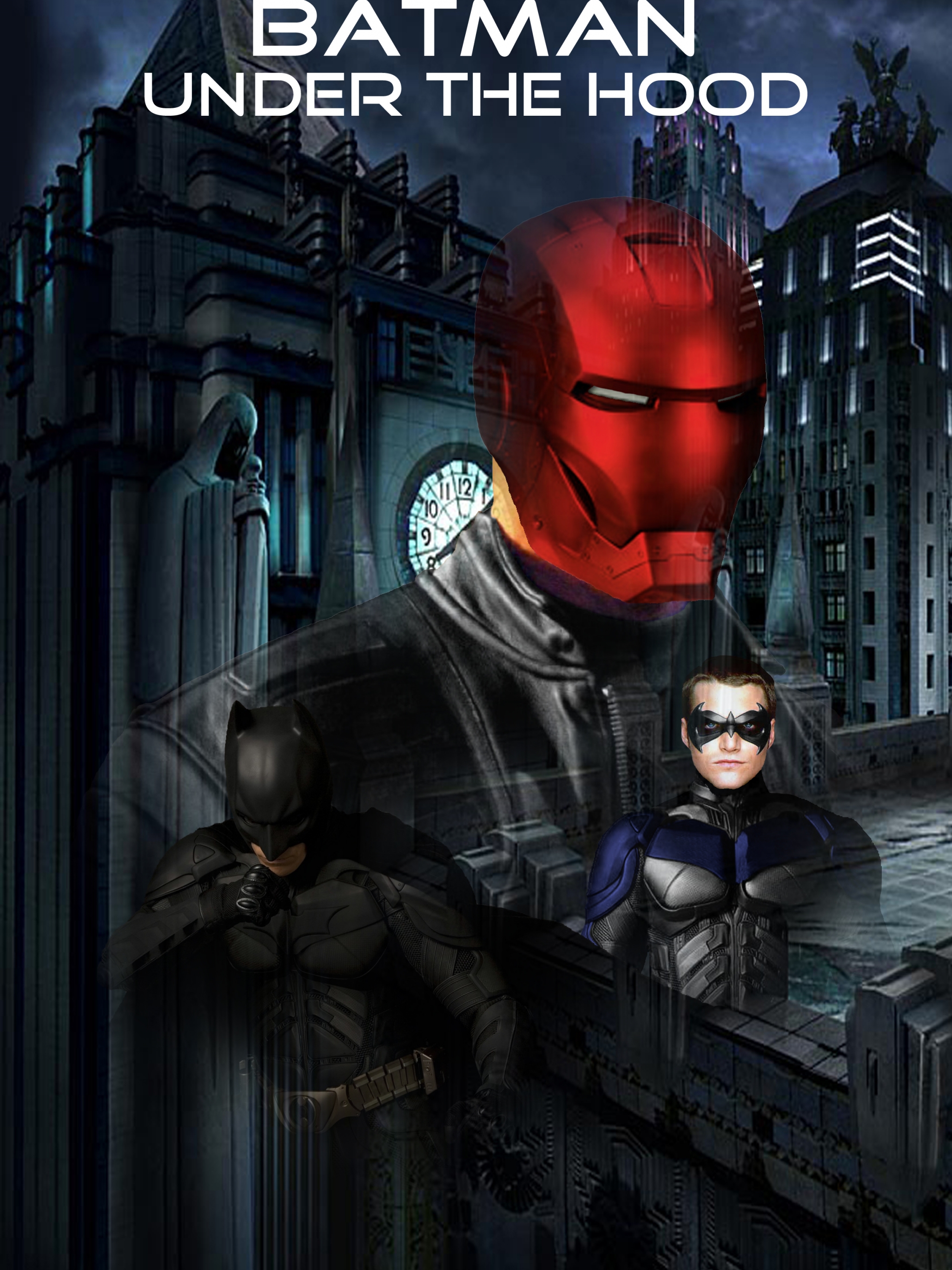 Batman Under The Red Hood Superhero Fan Art , HD Wallpaper & Backgrounds