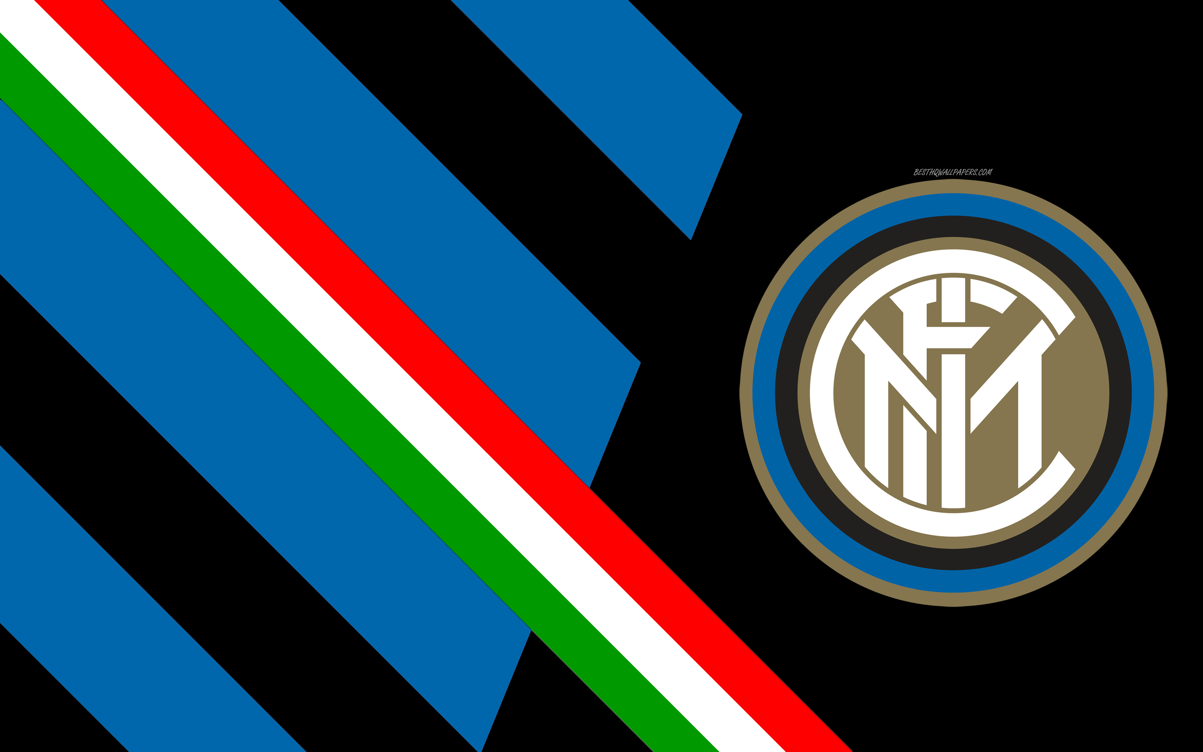 Inter Milan Fc, Internazionale Fc, 4k, Italian Football - Inter Milan Background , HD Wallpaper & Backgrounds