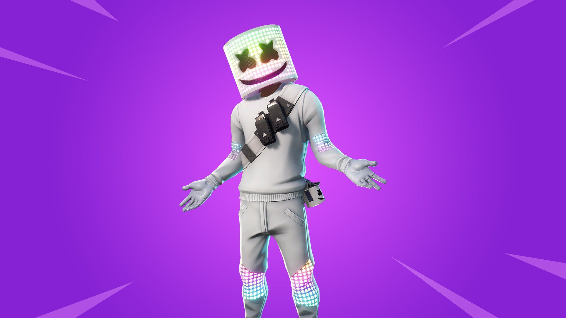 Marshmello Skin Fortnite Wallpaper 
 Data-src /full/1675294 - Marshmello Fortnite , HD Wallpaper & Backgrounds